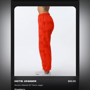 * NEVER BEEN WORN** large cozy strawberry Alphalete joggers